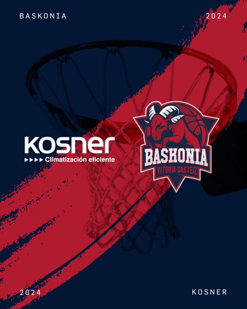 Kosner y Baskonia amplían su acuerdo de patrocinio para las dos próximas temporadas